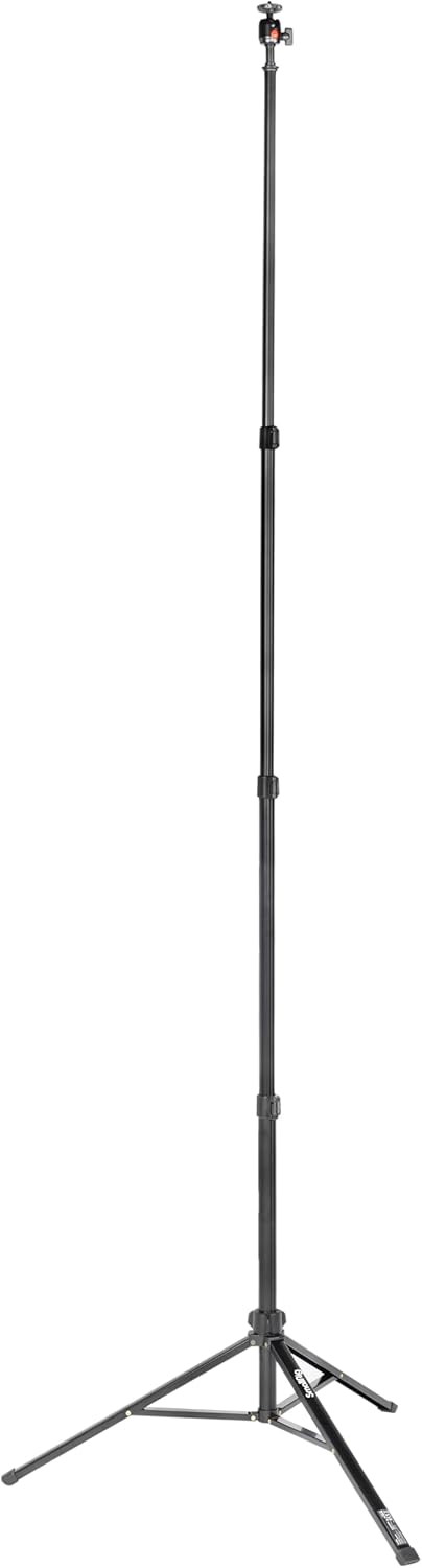 SMALLRIG 78.7"/ 200cm Light Stand Photography Tripod, Max Load 4kg, Compact Lightstand for Reflector, Ring Light, Small Softbox and COB Light, Umbrellas, Folded Size 22"/ 56cm RA-S200-4379