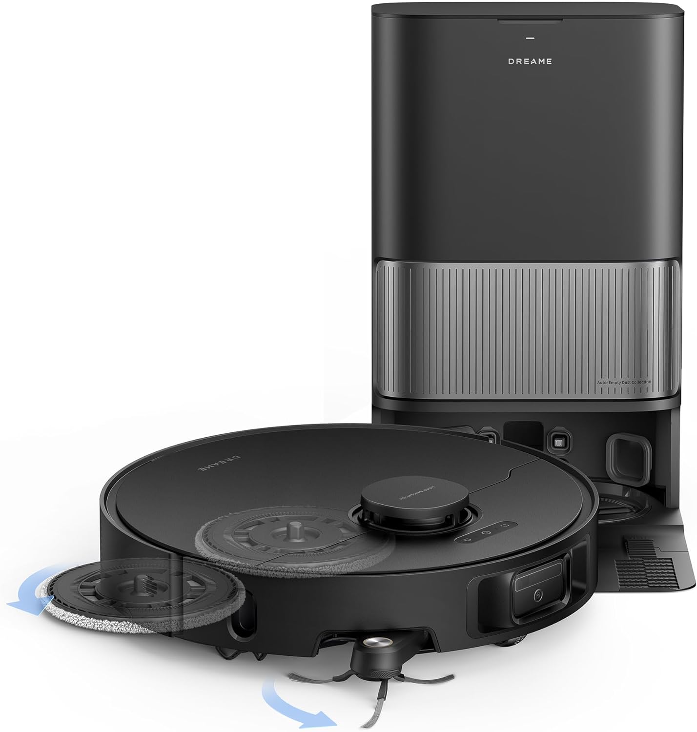 DREAME L40s Ultra Robot Vacuum and Mop, 19,000Pa Suction, Auto-Empty, Mop Self-Cleaning, 100% Detangling DuoBrush, Extending Mops and Side Brush, 1.57in Obstacle Clearing, App & Voice Control