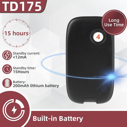 Retekess TD175 Restaurant Pager System, Restaurant Buzzer Pagers with Vibration, Mute Keyboard,3280ft Long Range,16 Beepers for Church, Nursery, Food Truck