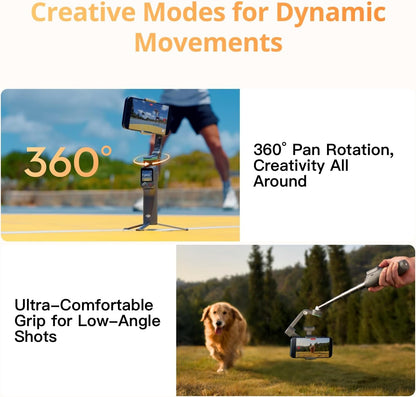Osmo Mobile 8P Gimbal Stabilizer for iPhone & Android, Tracking Module, Remote Controller, Native Tracking, Built-in Extension Rod & Tripod, 10h Battery, 3-Axis Stabilization, Phone Gimbal