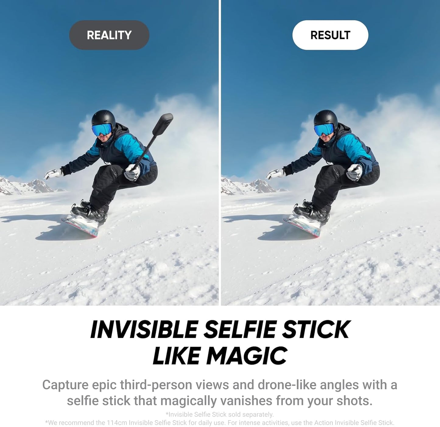 Insta360 X4 Air Starter Bundle - Lightweight 165g 8K 360 Camera, Invisible Selfie Stick, Replaceable Lenses, Shoot First & Frame Later, Built-in Wind Guard, FlowState Stabilization, AI-Powered App