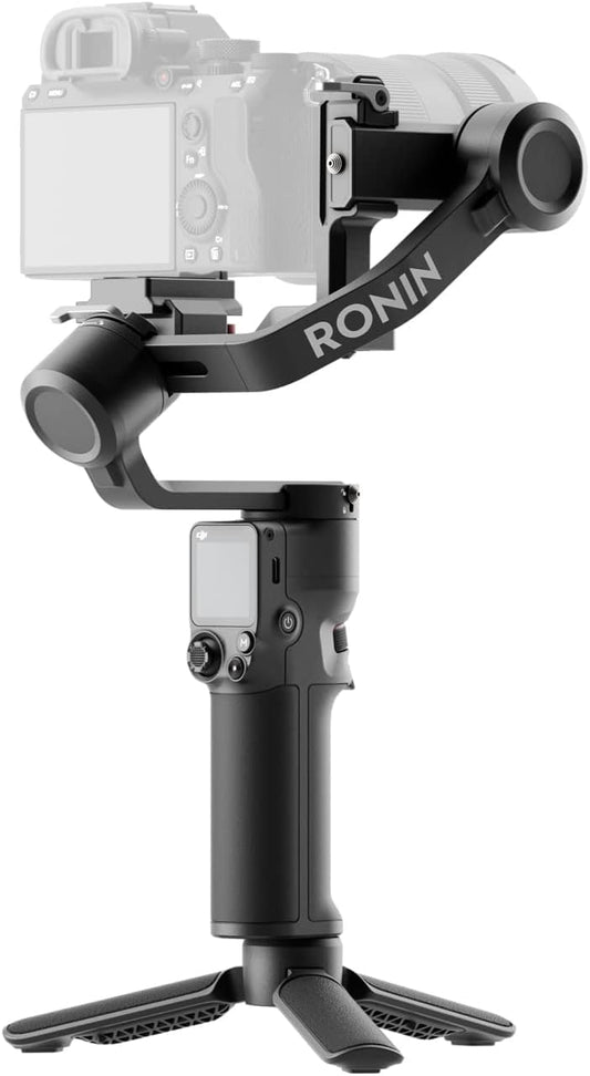 DJI RS 3 Mini, 3-Axis Gimbal Stabilizer for Cameras Canon/Sony/Panasonic/Nikon/Fujifilm, 2 kg (4.4 lbs) Tested Payload, Camera Stabilizer, Camera Gimbal with Native Vertical Shooting