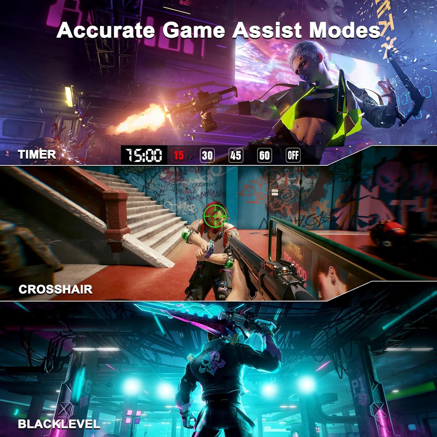 SANSUI 27 Inch WQHD 2560 x 1440P Gaming Monitor 180Hz/144Hz 1ms Fast IPS 2K Computer Monitor, HDMI 2.0 x2 | DP 1.2 x2 | VESA Mount, 120% sRGB HDR Eye Care Metal Stand(ES-G27F2Q DP Cable Included)
