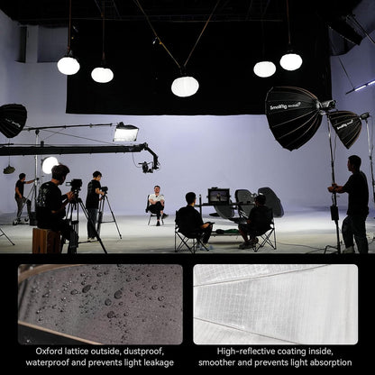 SmallRig Parabolic Softbox, Softbox Quick Release 47.2inch/120cm, Compatible with SmallRig RC 120D/RC 120B/RC 220D/RC 220B/RC 350D/ RC 350B/RC 450D/RC 450B and Other Bowens Mount Light - 4140